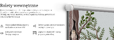 Store intérieur Animaux de la forêt