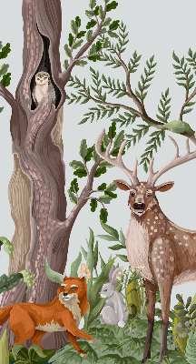 Store intérieur Animaux de la forêt