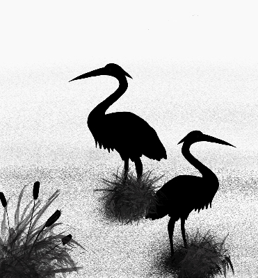 Store intérieur Hérons