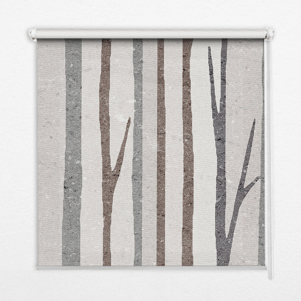 Store enrouleur Troncs d'arbres