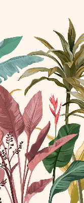 Store intérieur Feuilles colorées