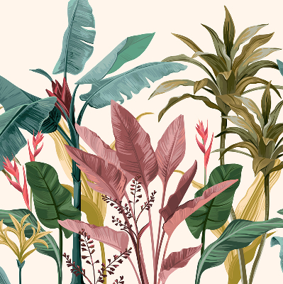 Store intérieur Feuilles colorées