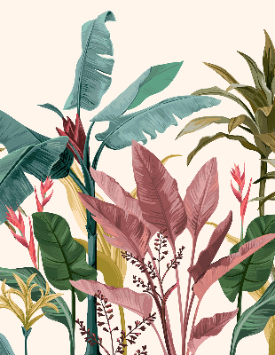 Store intérieur Feuilles colorées