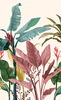 Store intérieur Feuilles colorées