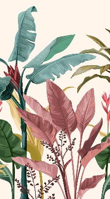 Store intérieur Feuilles colorées