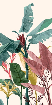 Store intérieur Feuilles colorées