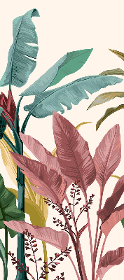 Store intérieur Feuilles colorées