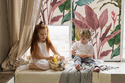 Store intérieur Feuilles colorées