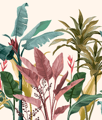 Store intérieur Feuilles colorées