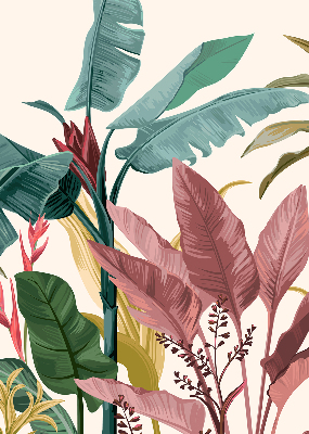 Store intérieur Feuilles colorées