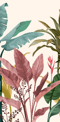 Store intérieur Feuilles colorées