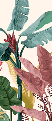 Store intérieur Feuilles colorées