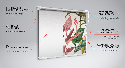 Store intérieur Feuilles colorées