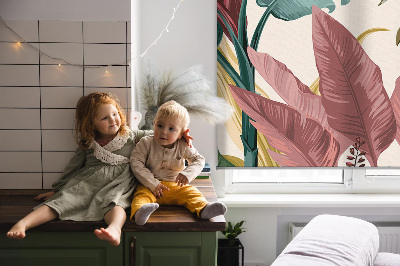 Store intérieur Feuilles colorées