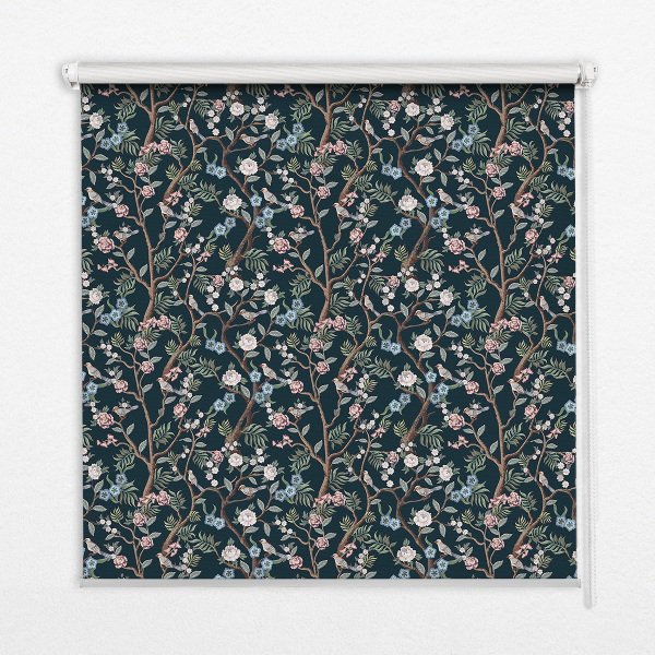 Store enrouleur Vignes fleuries