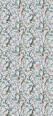 Store intérieur Fleurs de vigne sur fond clair