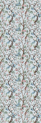 Store intérieur Fleurs de vigne sur fond clair