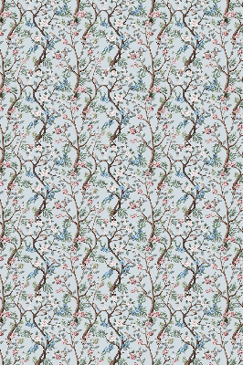 Store intérieur Fleurs de vigne sur fond clair