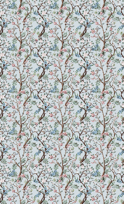 Store intérieur Fleurs de vigne sur fond clair