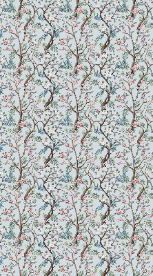 Store intérieur Fleurs de vigne sur fond clair