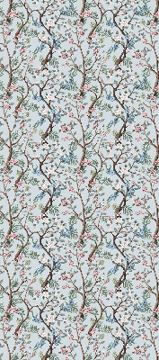 Store intérieur Fleurs de vigne sur fond clair