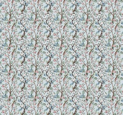 Store intérieur Fleurs de vigne sur fond clair