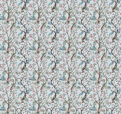 Store intérieur Fleurs de vigne sur fond clair