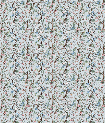 Store intérieur Fleurs de vigne sur fond clair