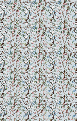 Store intérieur Fleurs de vigne sur fond clair