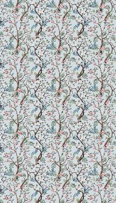 Store intérieur Fleurs de vigne sur fond clair