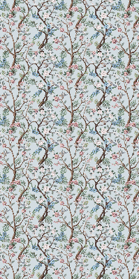 Store intérieur Fleurs de vigne sur fond clair