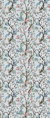 Store intérieur Fleurs de vigne sur fond clair