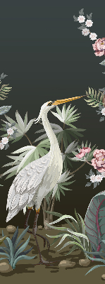 Store intérieur Oiseaux près de l'arbre