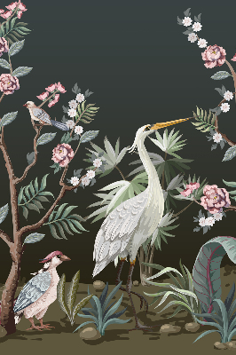 Store intérieur Oiseaux près de l'arbre