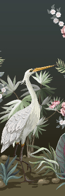 Store intérieur Oiseaux près de l'arbre