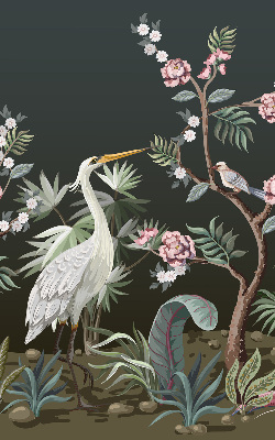 Store intérieur Oiseaux près de l'arbre