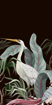 Store enrouleur Oiseaux dans les feuilles