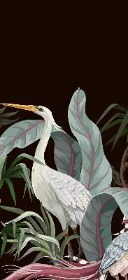 Store enrouleur Oiseaux dans les feuilles