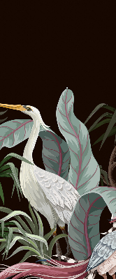 Store enrouleur Oiseaux dans les feuilles