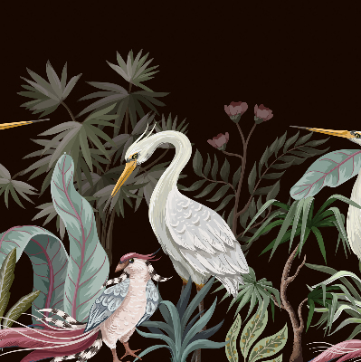 Store enrouleur Oiseaux dans les feuilles