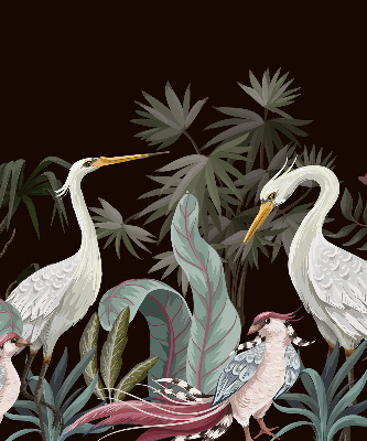 Store enrouleur Oiseaux dans les feuilles