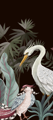 Store enrouleur Oiseaux dans les feuilles