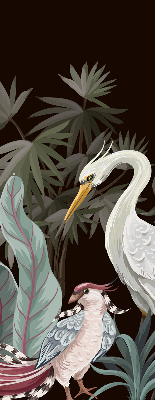 Store enrouleur Oiseaux dans les feuilles