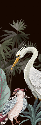 Store enrouleur Oiseaux dans les feuilles