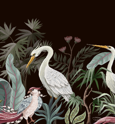 Store enrouleur Oiseaux dans les feuilles