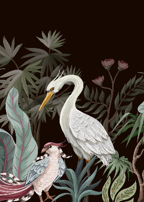 Store enrouleur Oiseaux dans les feuilles