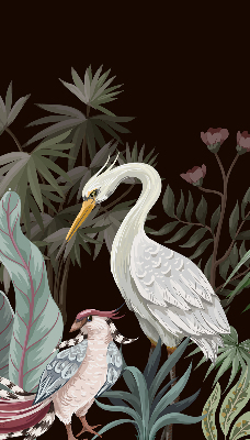 Store enrouleur Oiseaux dans les feuilles