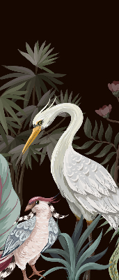 Store enrouleur Oiseaux dans les feuilles