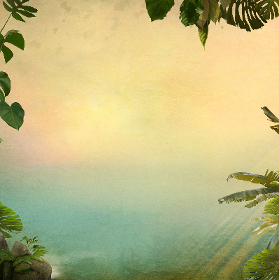 Store intérieur Cadre végétal