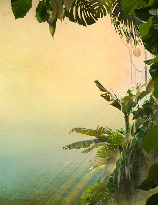 Store intérieur Cadre végétal